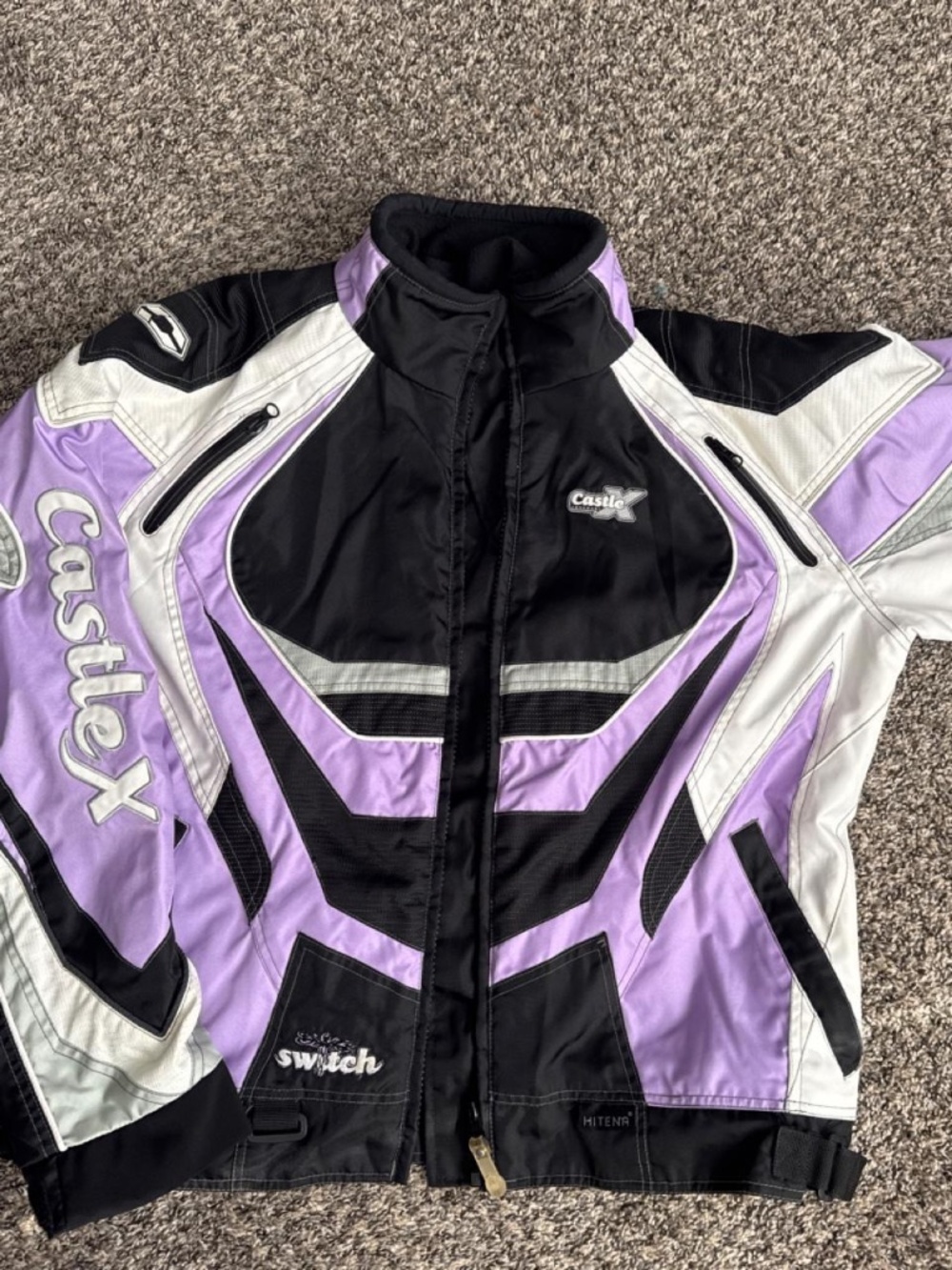 Castle X Switch Special Edition Snowmobile Jacket Women’s L Y2K Racing